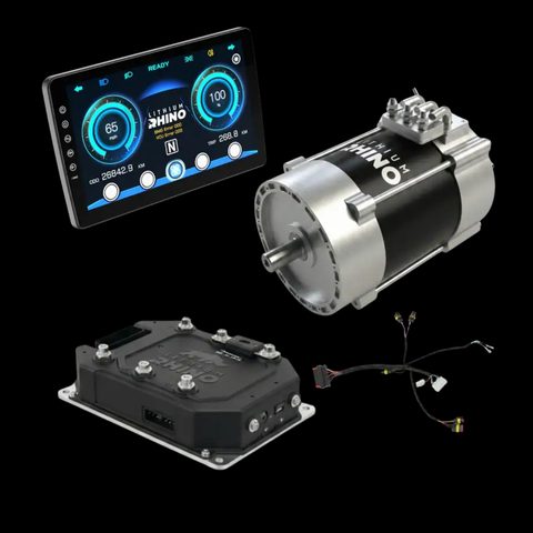 Lithium Rhino AC conversion kit: motor, controller, touchscreen and harness