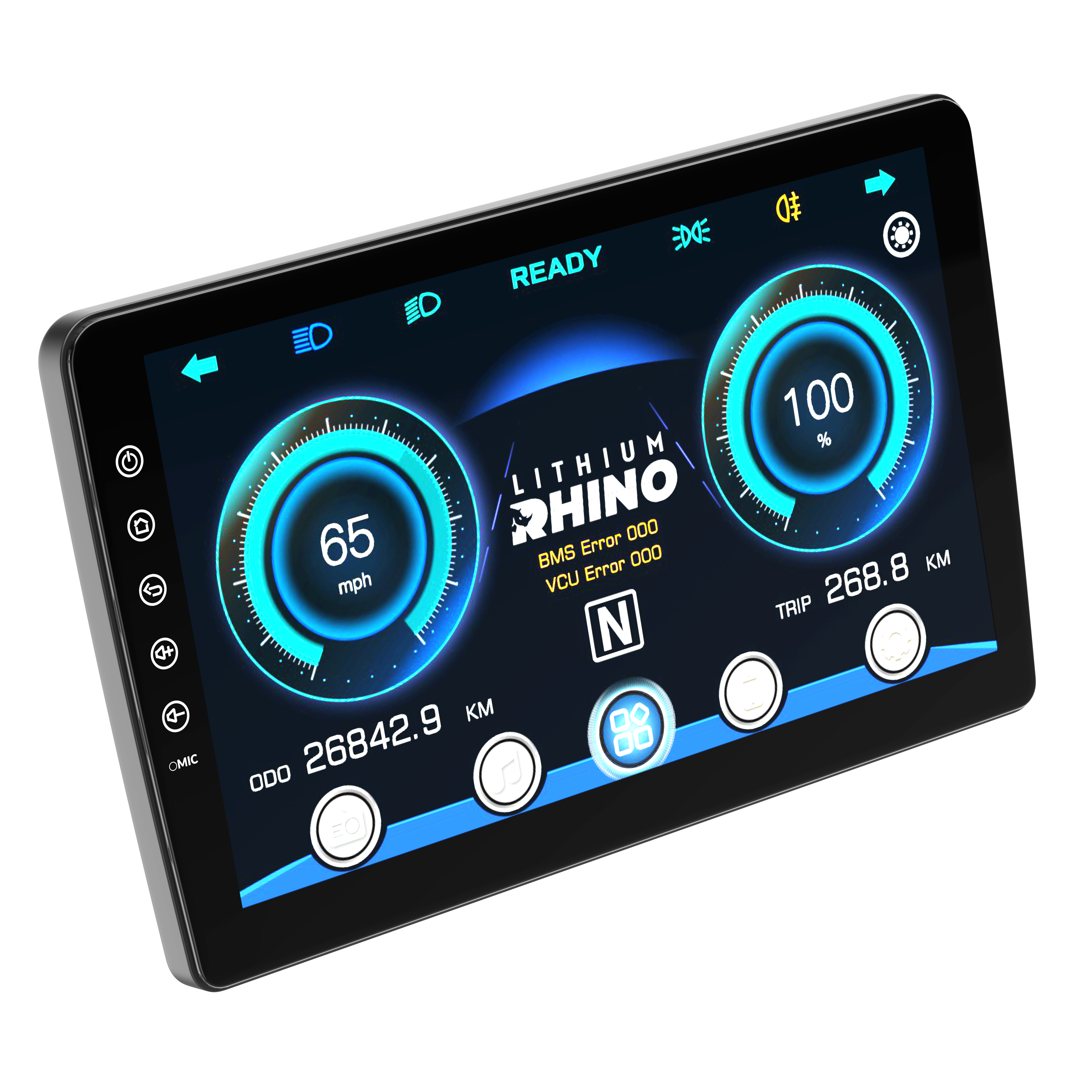 Lithium Rhino 10" Entertainment & Control Touchscreen